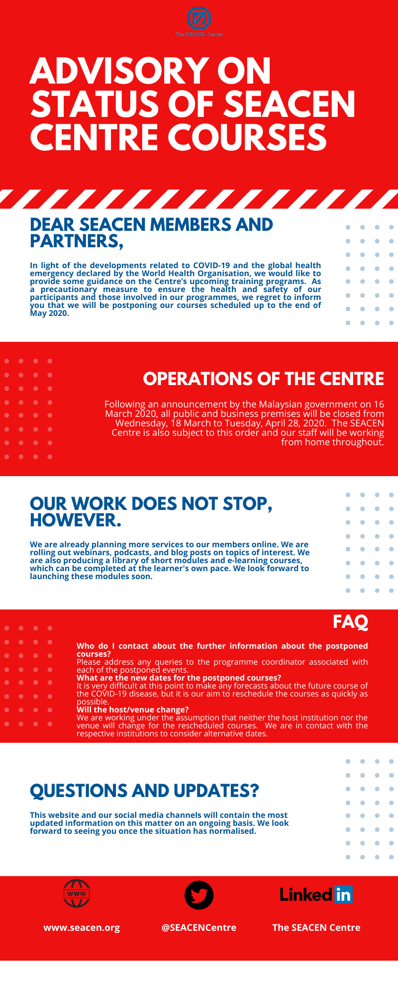 SEACEN advisory